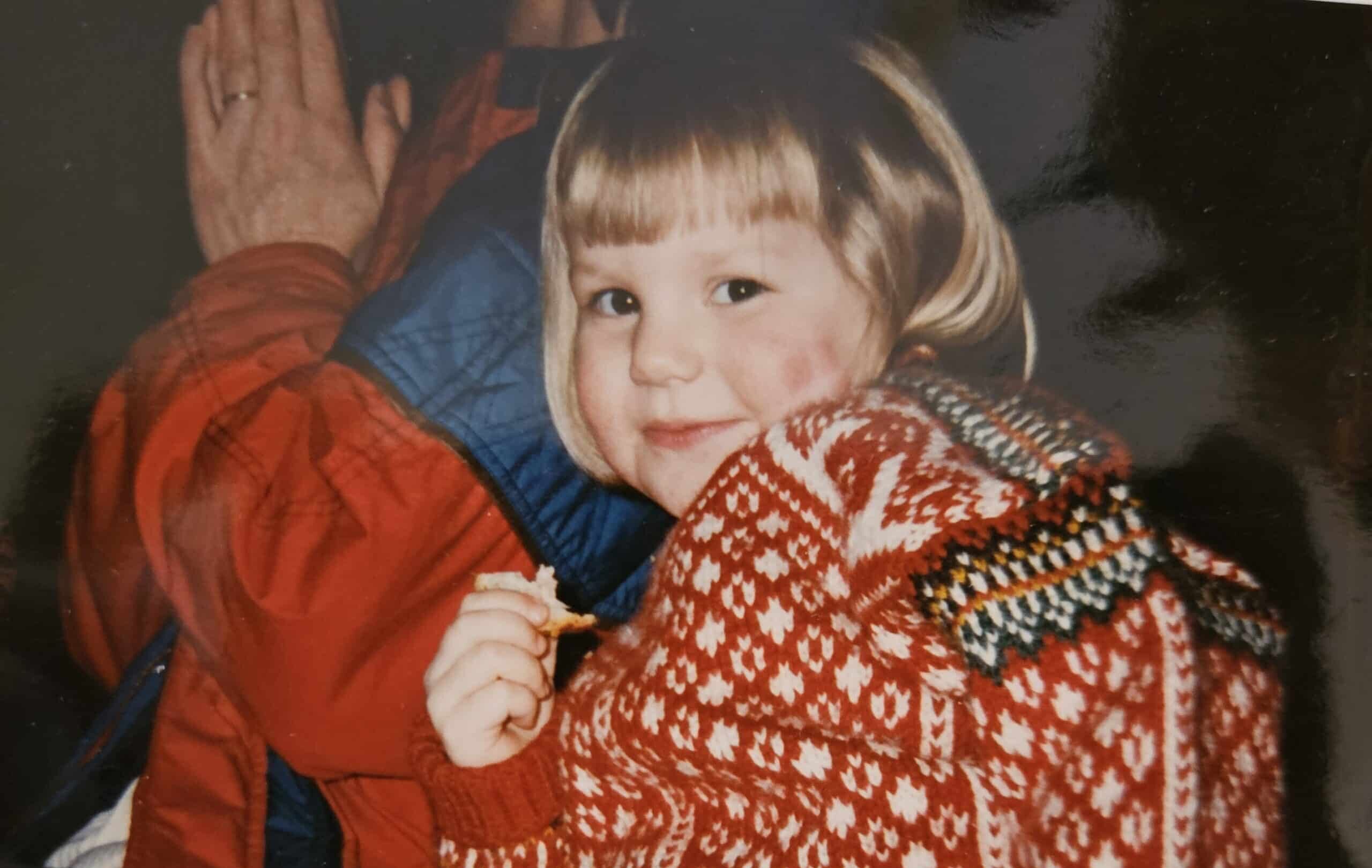 Aino-Anette som liten