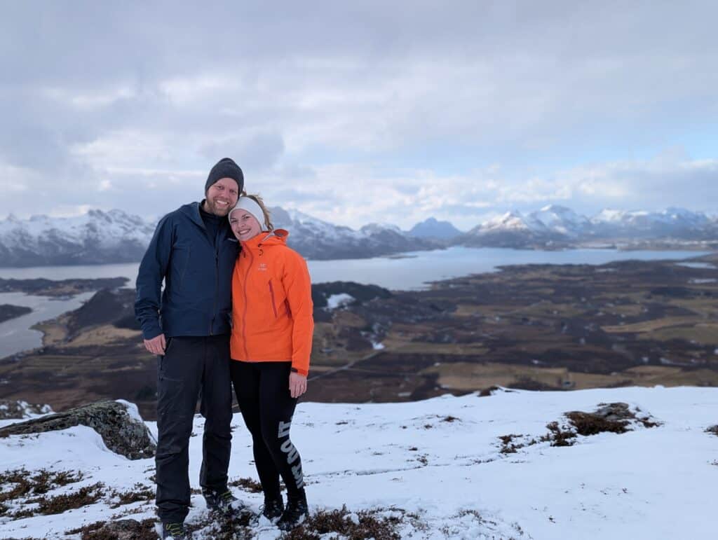 Sondre og kona på fjelltur