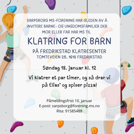 Klatring for barn som pårørende