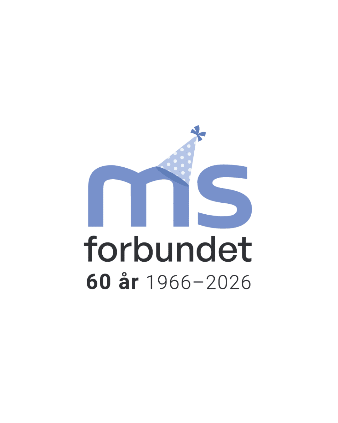ms-forbundet jubileumslogo for 60 år