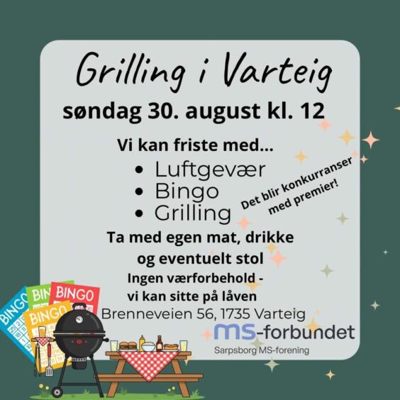 Grilling i Varteig