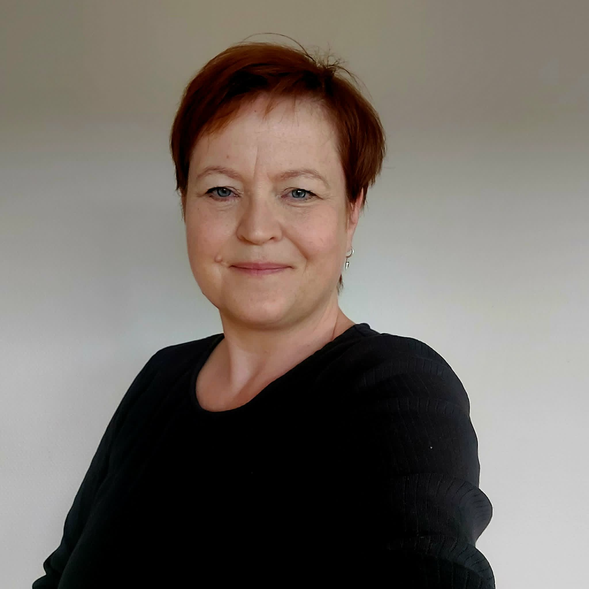 Portrettfoto av Oddrun Vestvik. likeperson i MS-forbundet