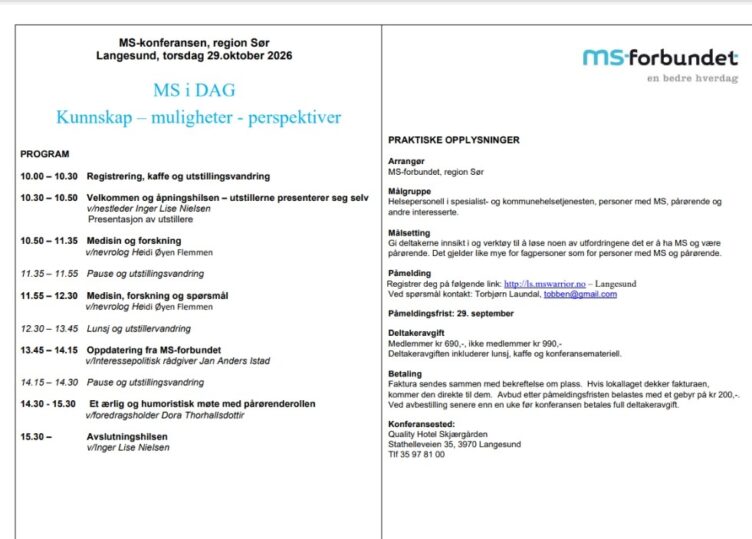 Ms-Konferanse i Langesund