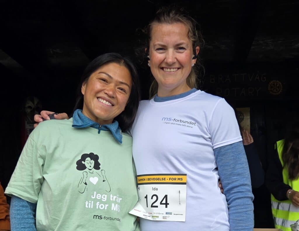 Jeanette sammen med leder i Midtre Haalogaland, Ida Slyngstad Torsteinsen